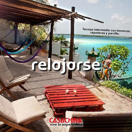 Casa China Bacalar Bagian luar foto