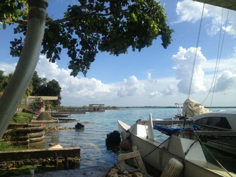 Casa China Bacalar Bagian luar foto