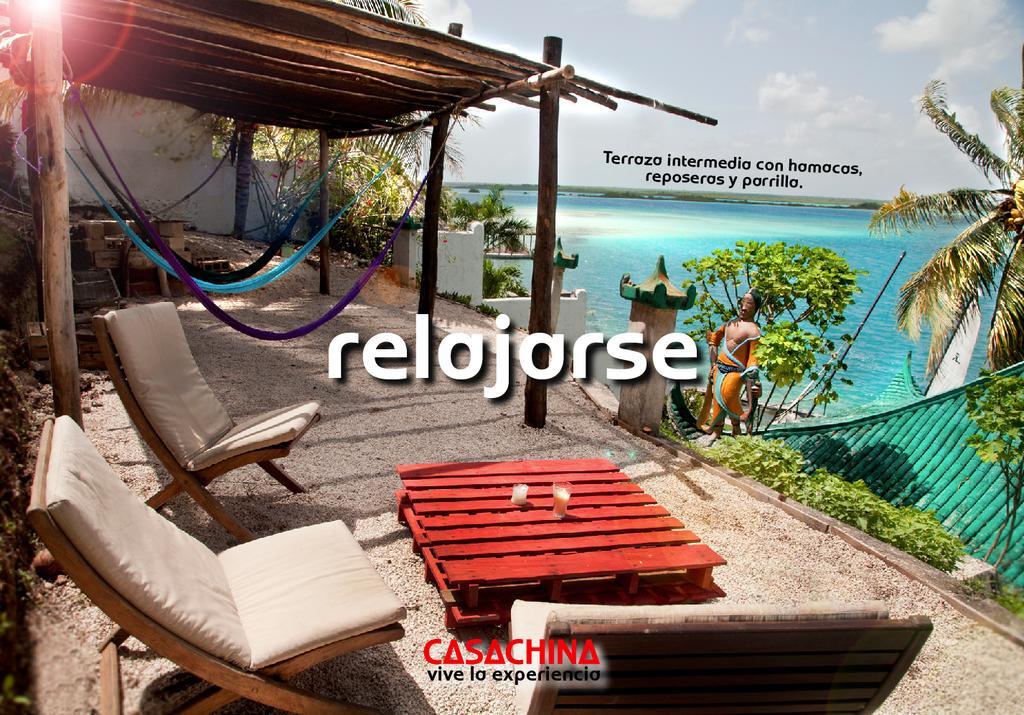 Casa China Bacalar Bagian luar foto