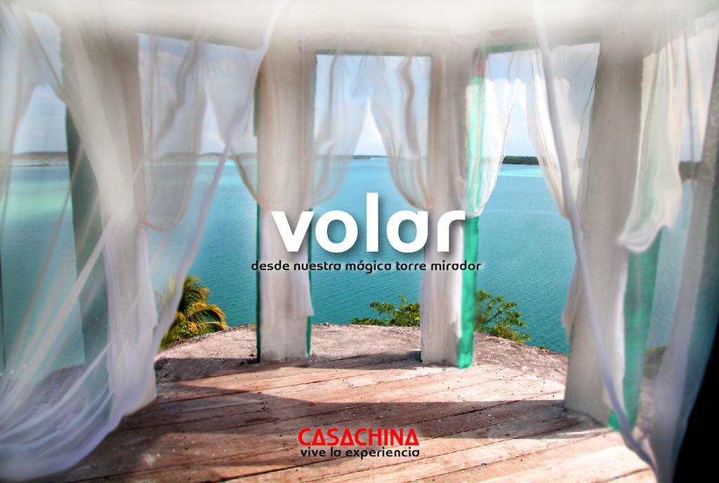 Casa China Bacalar Bagian luar foto