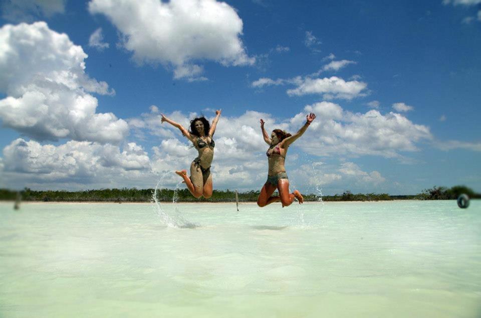 Casa China Bacalar Bagian luar foto