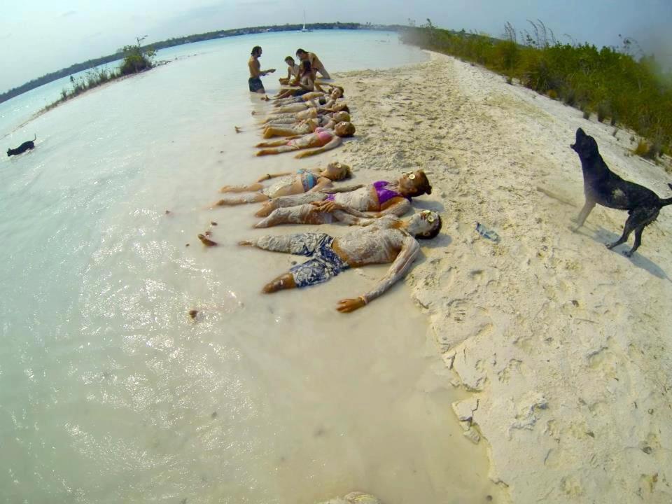 Casa China Bacalar Bagian luar foto