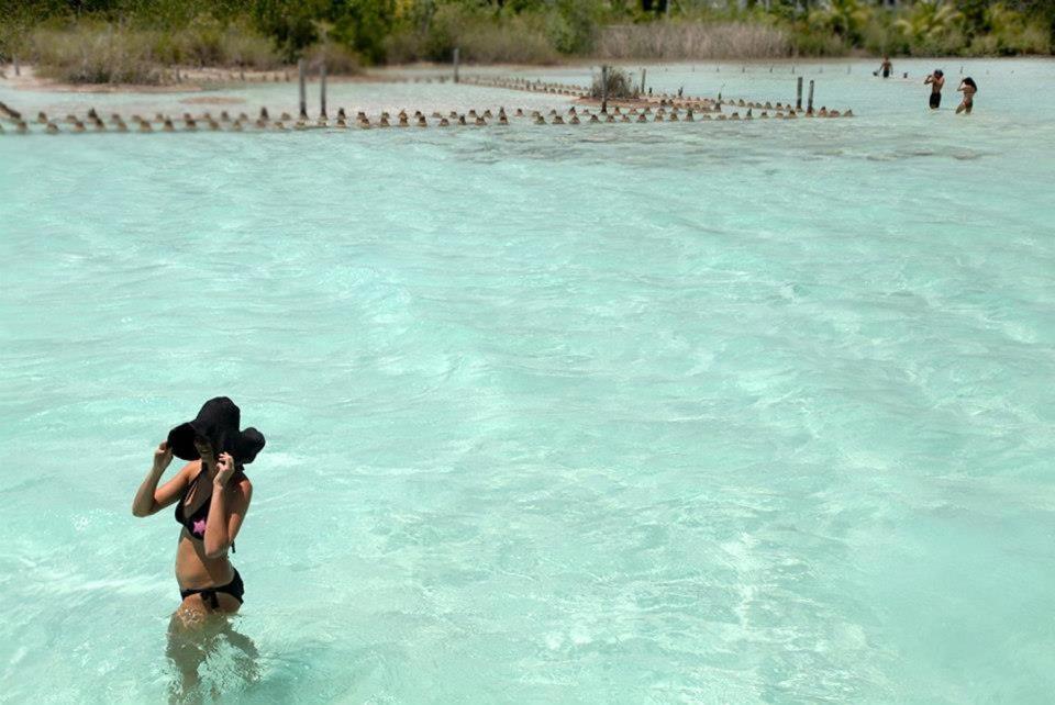 Casa China Bacalar Bagian luar foto